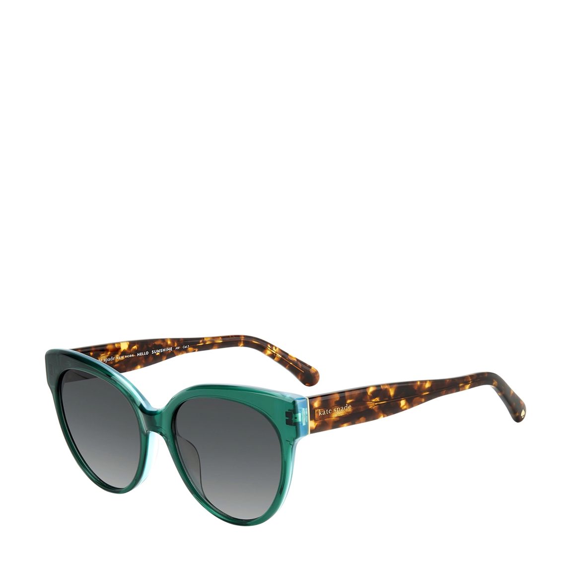 Green Kate Spade Tortoise Shell Sunglasses 55mm main product photo