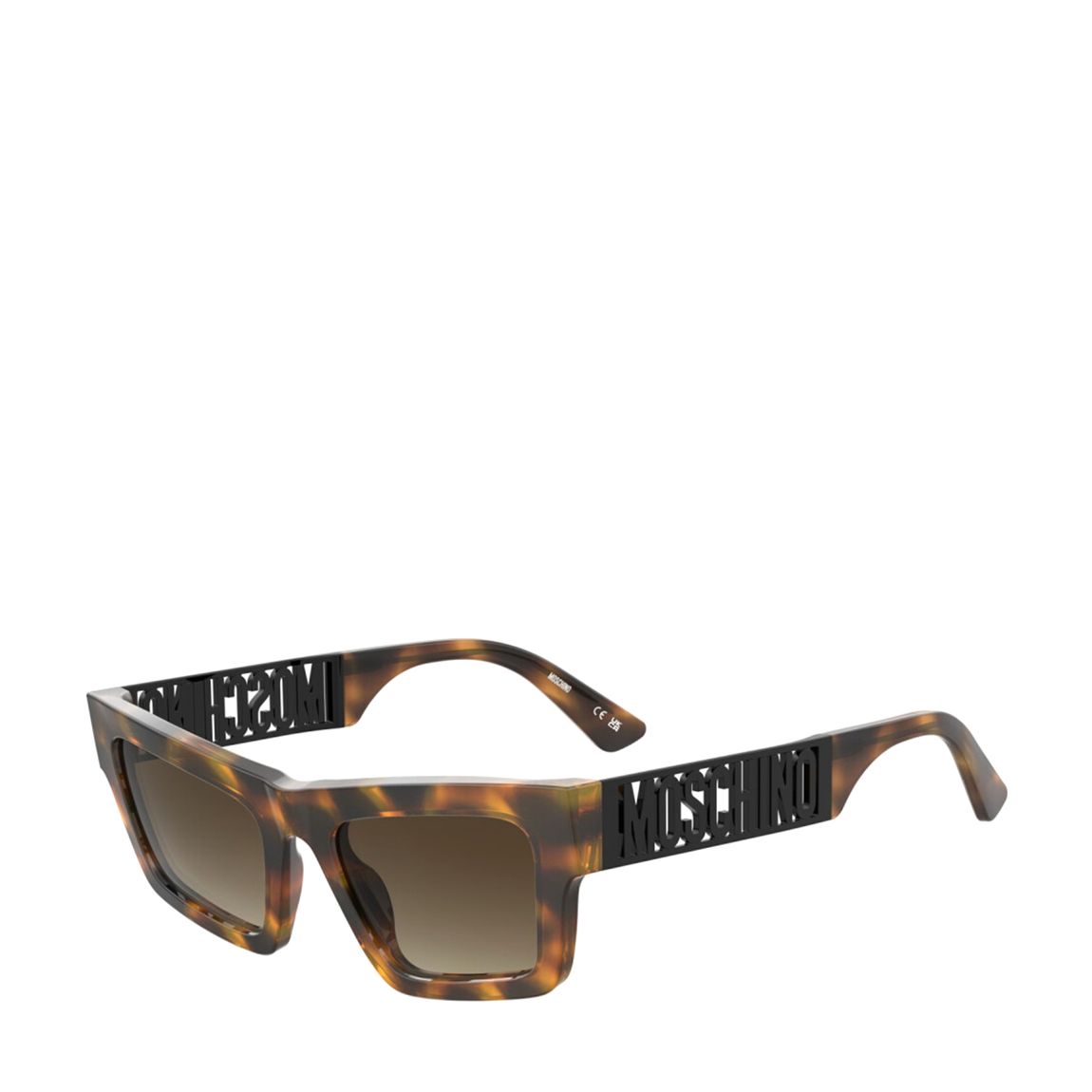 Brown Tortoise Shell Moschino Sunglasses 53mm main product photo