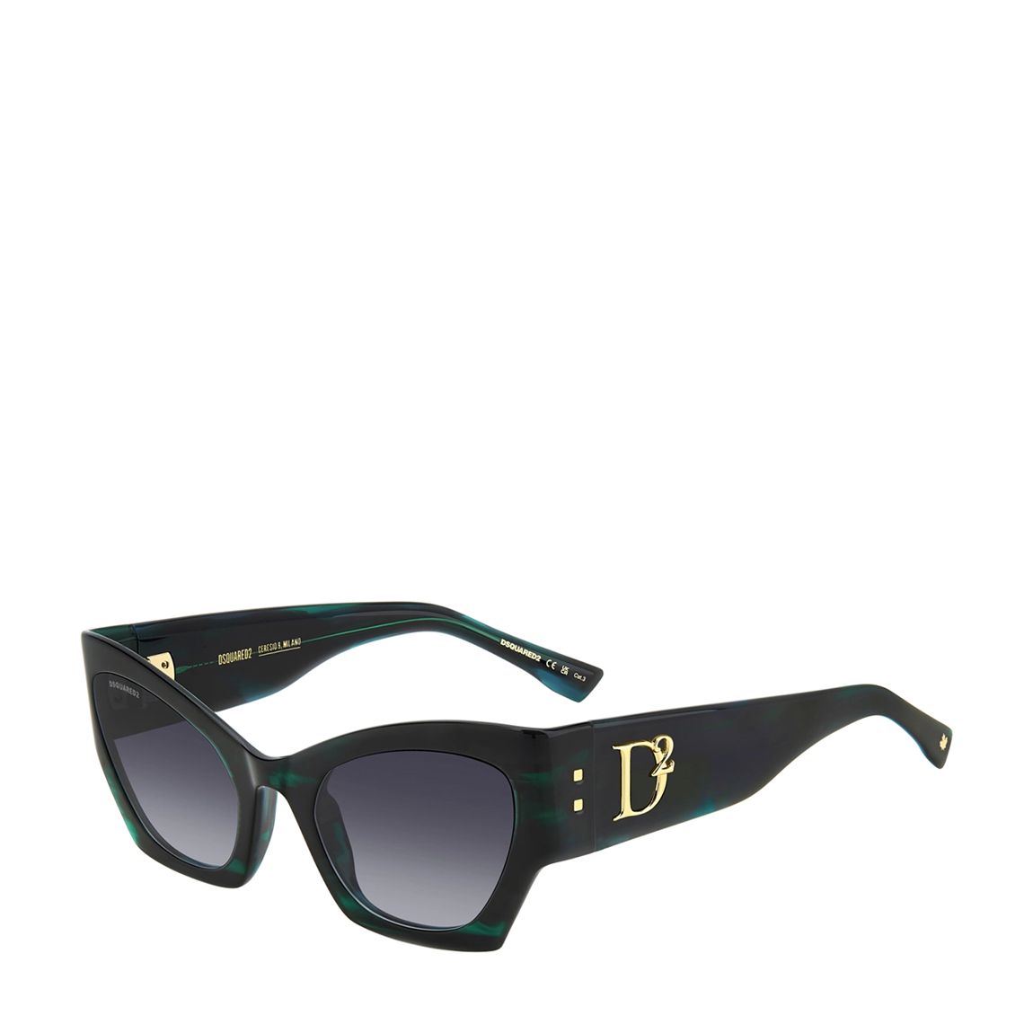 Green Horn Pattern Dsquared2 Sunglasses 55mm main product photo