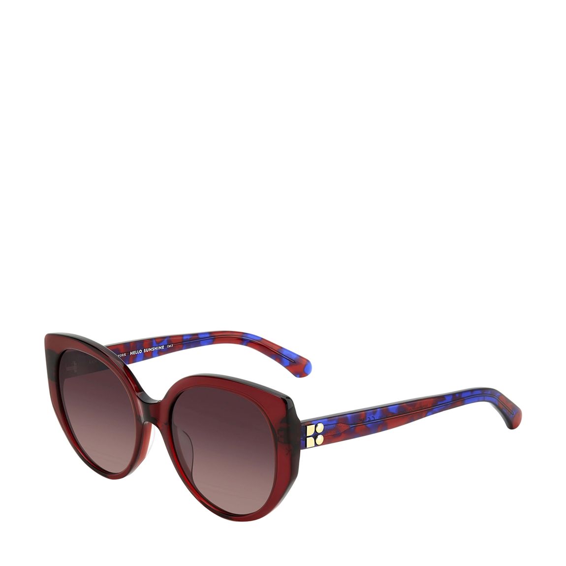 Red Seraphina Kate Spade Blue Pattern Sunglasses 55mm main product photo