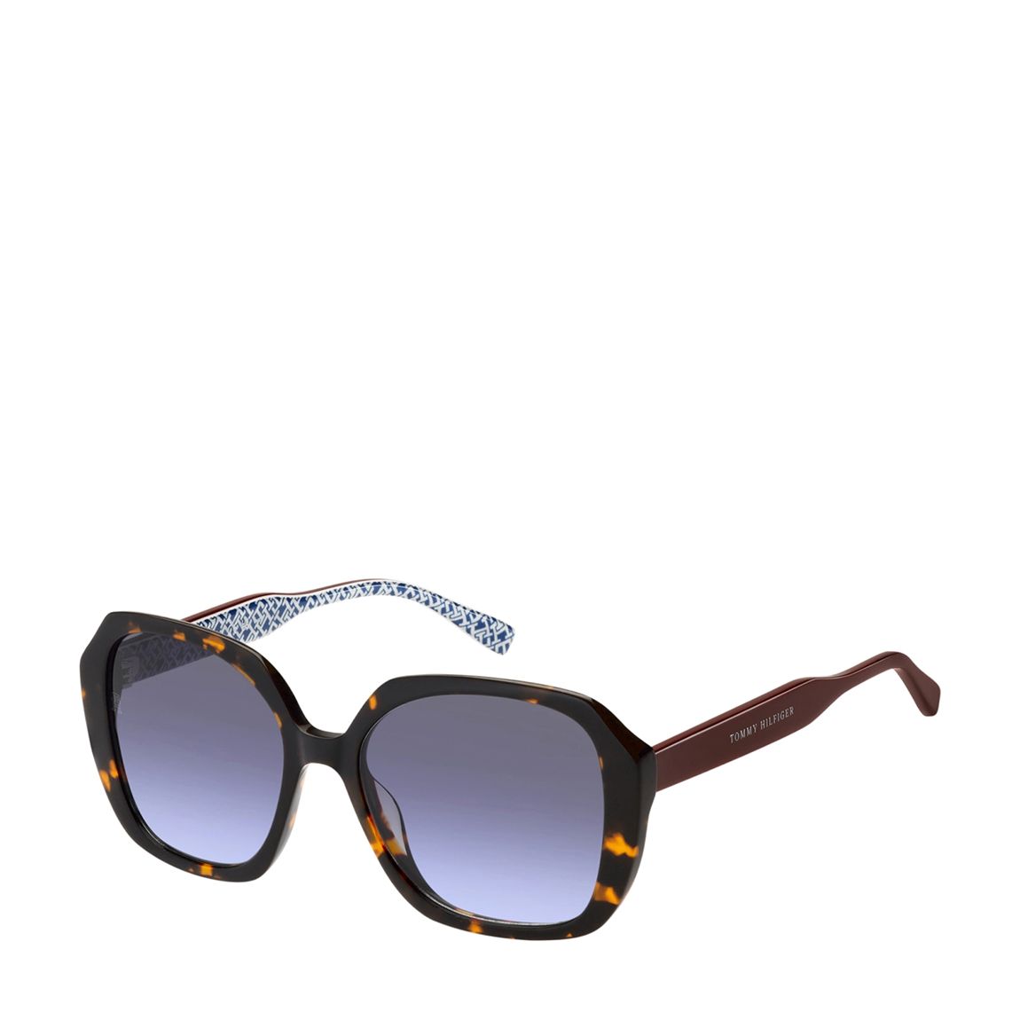 Brown Tortoise Shell Tommy Hilfiger Havana Sunglasses 54mm main product photo