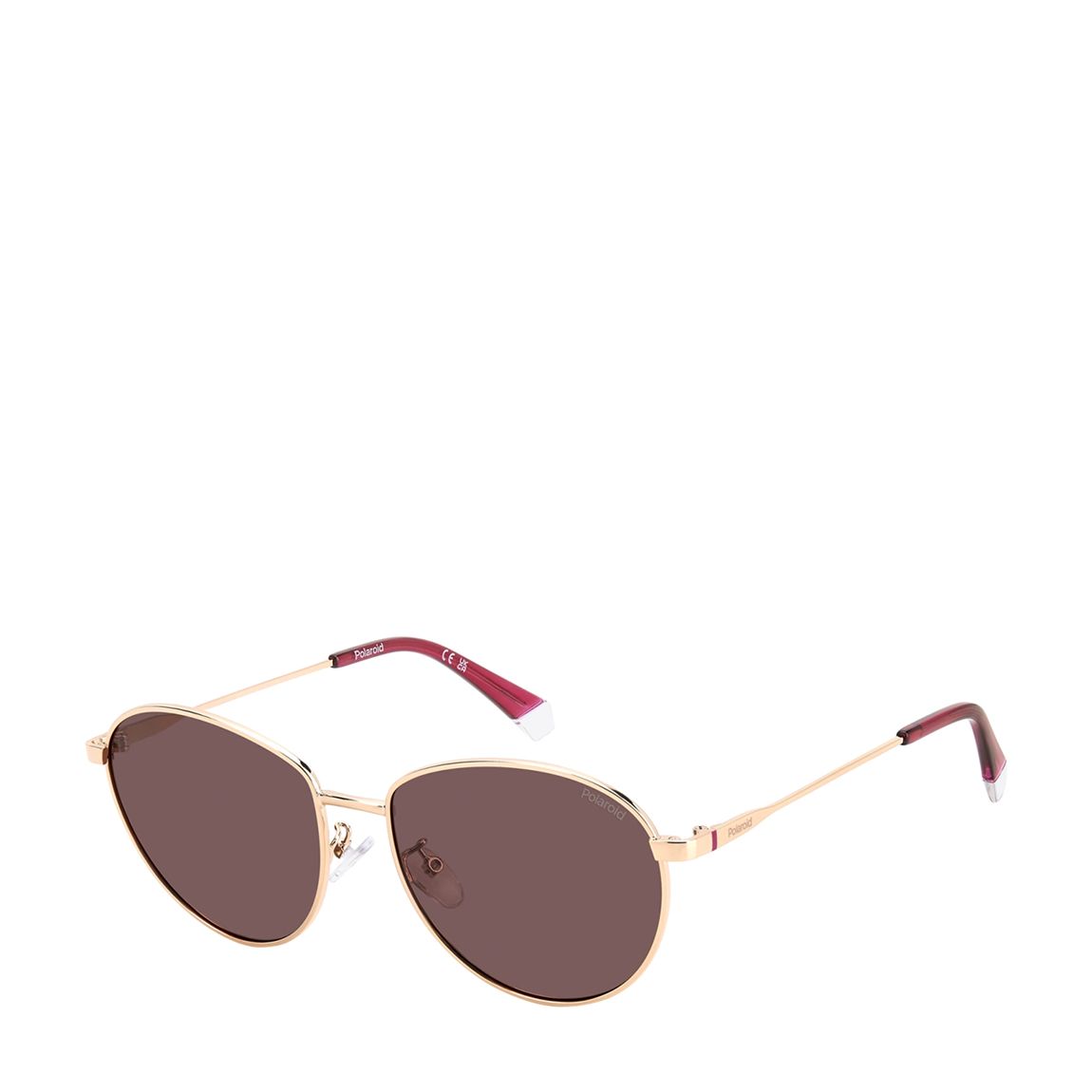 Gold Violet Polaroid Sunglasses 57mm main product photo