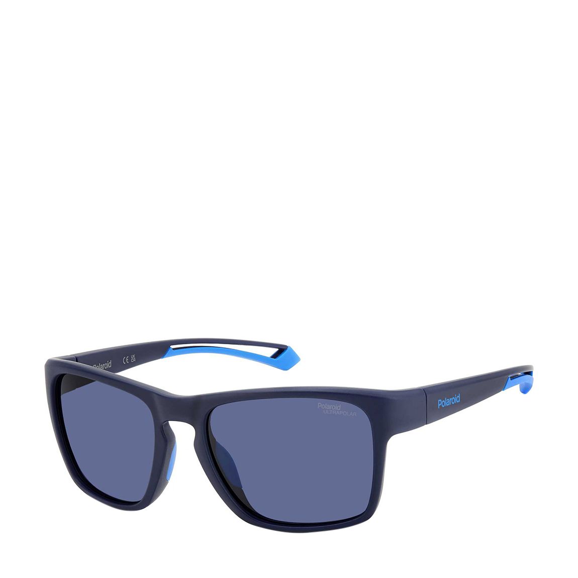 Matte Blue Polaroid Sunglasses 56mm main product photo