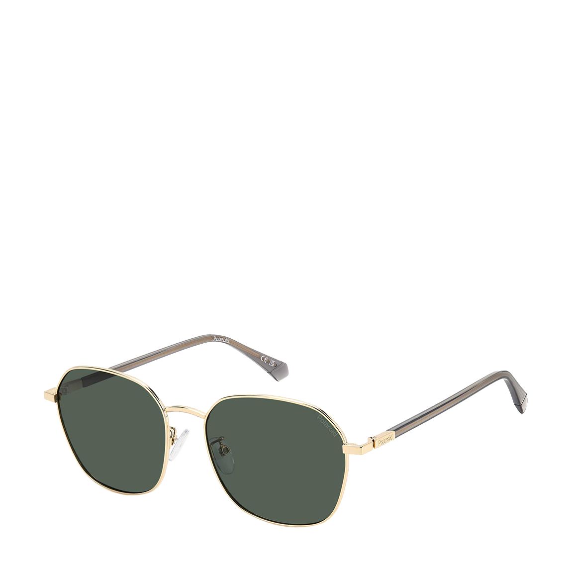 Gold Green Polaroid Sunglasses 57mm main product photo