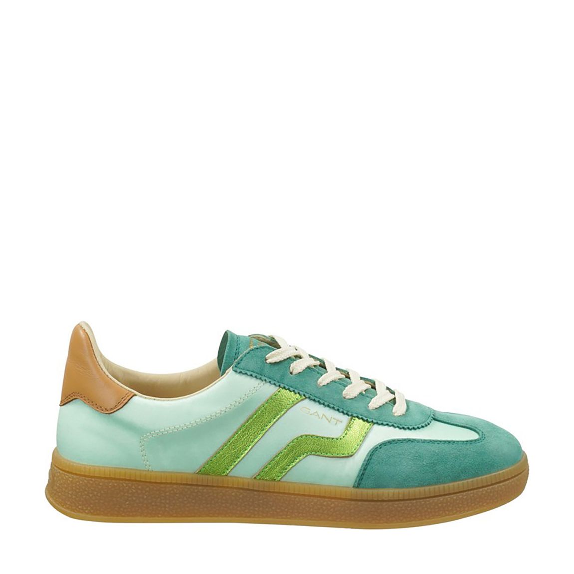 Women's Mint Cuzima Suede Trainers main product photo