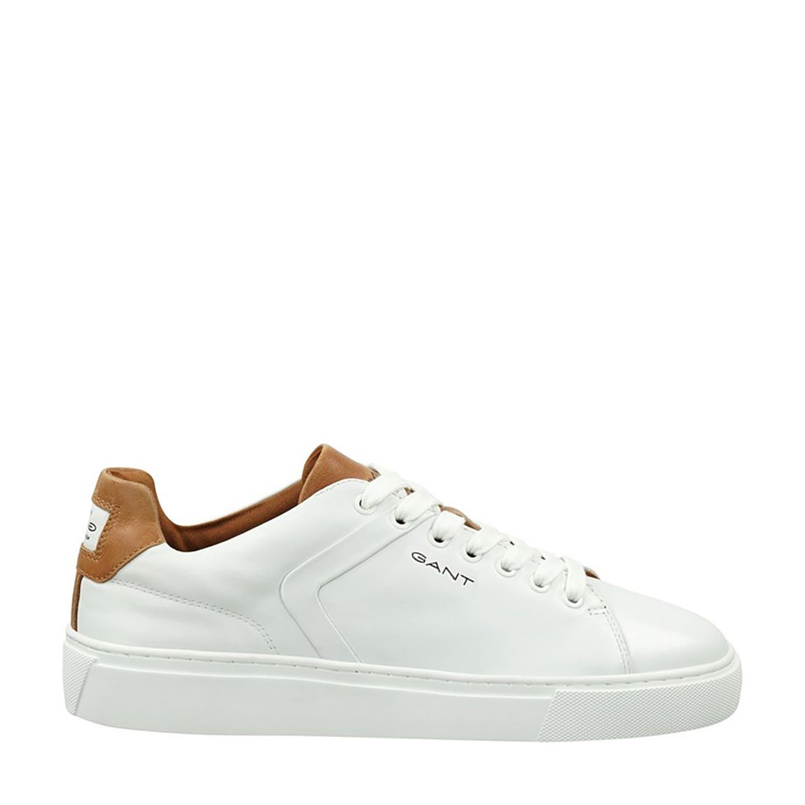 Men's White/Tan Mc Julien Leather Trainers main product photo