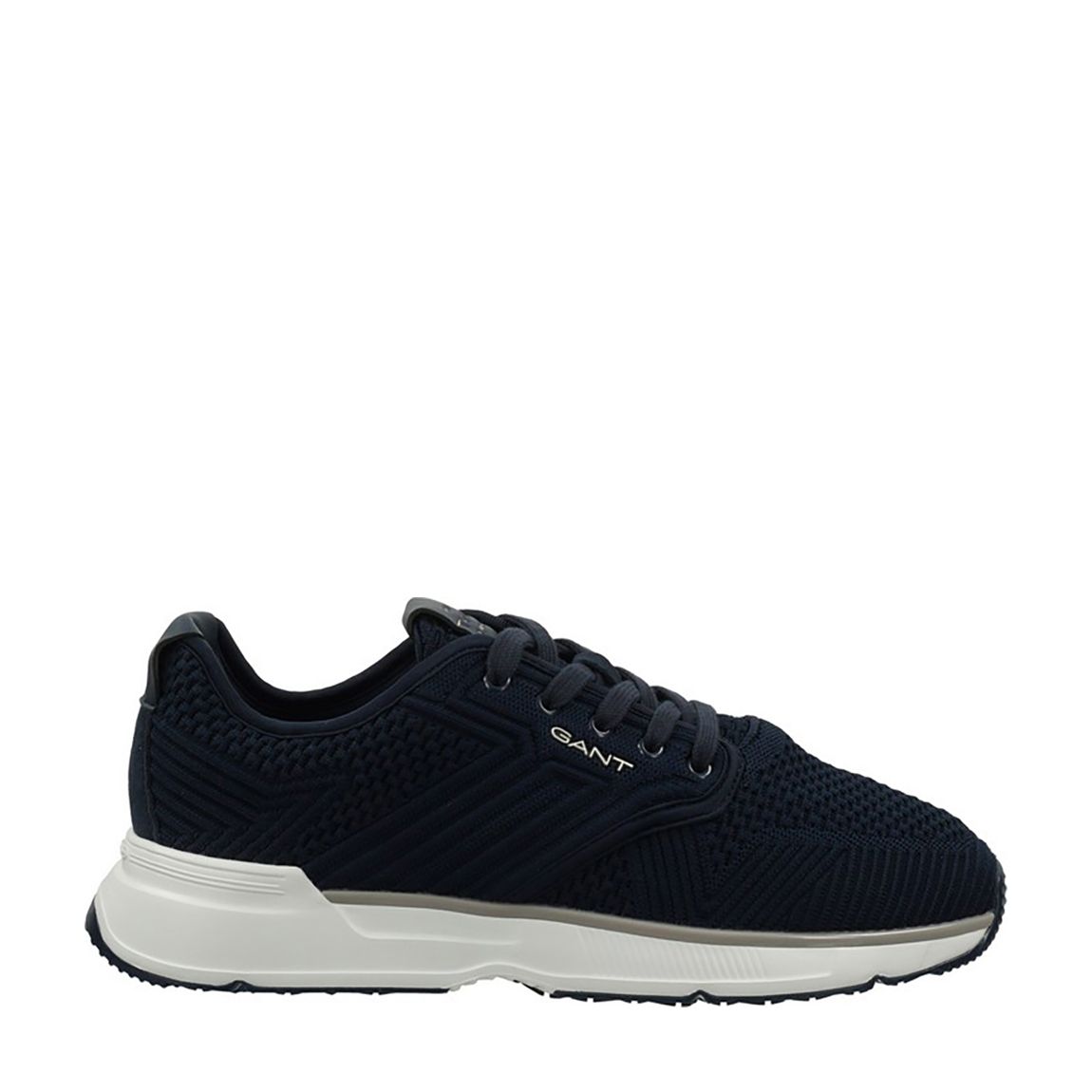 Men's Navy Beeker Knit Trainers main product photo