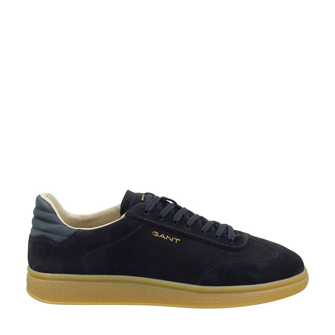 Men's Navy Suede Cuzmo Suede Trainers main product photo