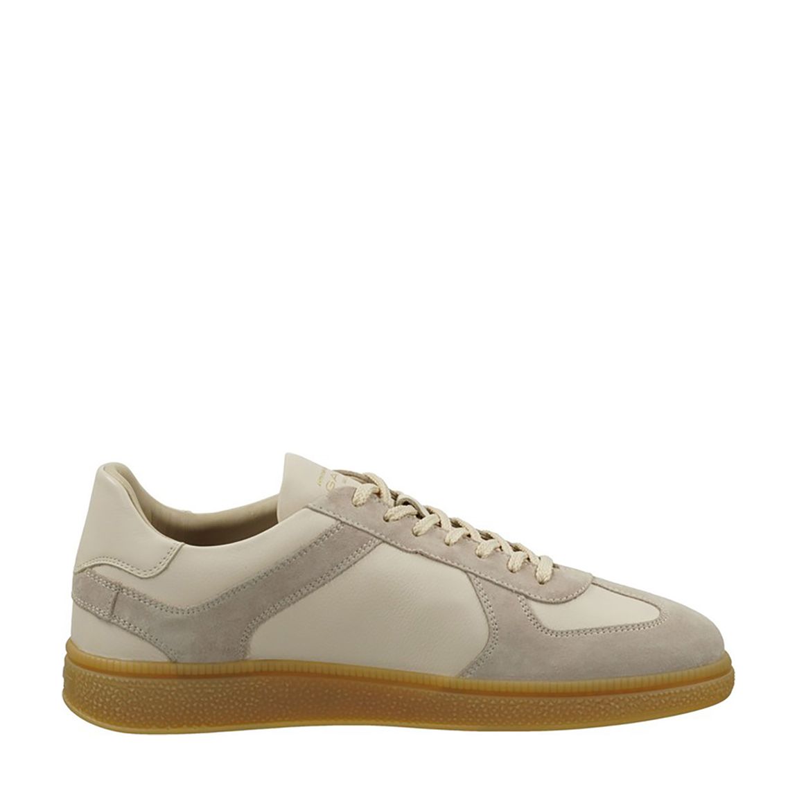 Men's Cream Cuzmo Suede Leather Trainers main product photo