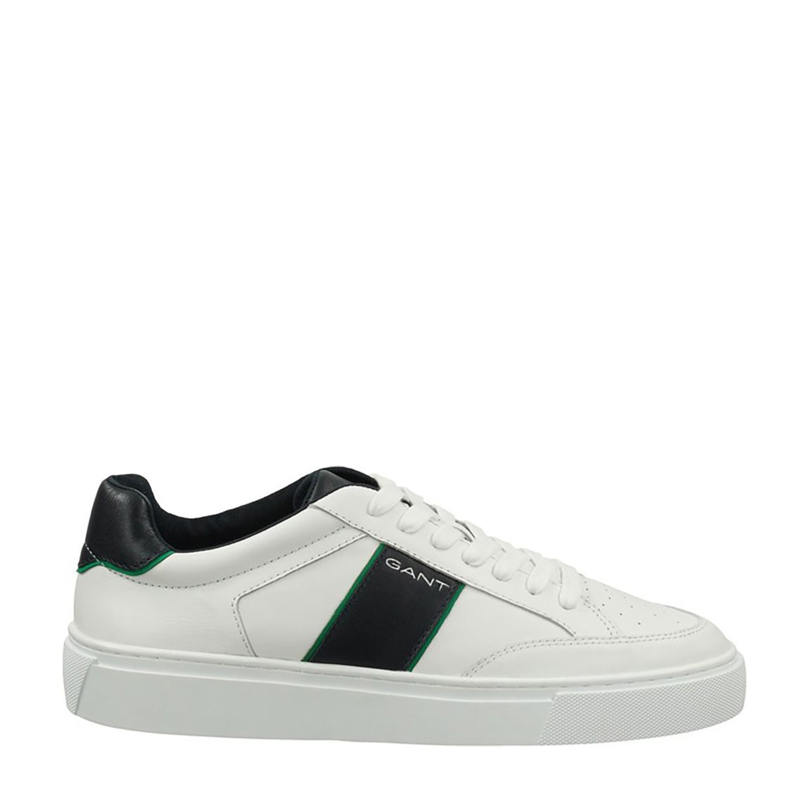 Men's White/Navy Mc Julien Leather Trainers main product photo