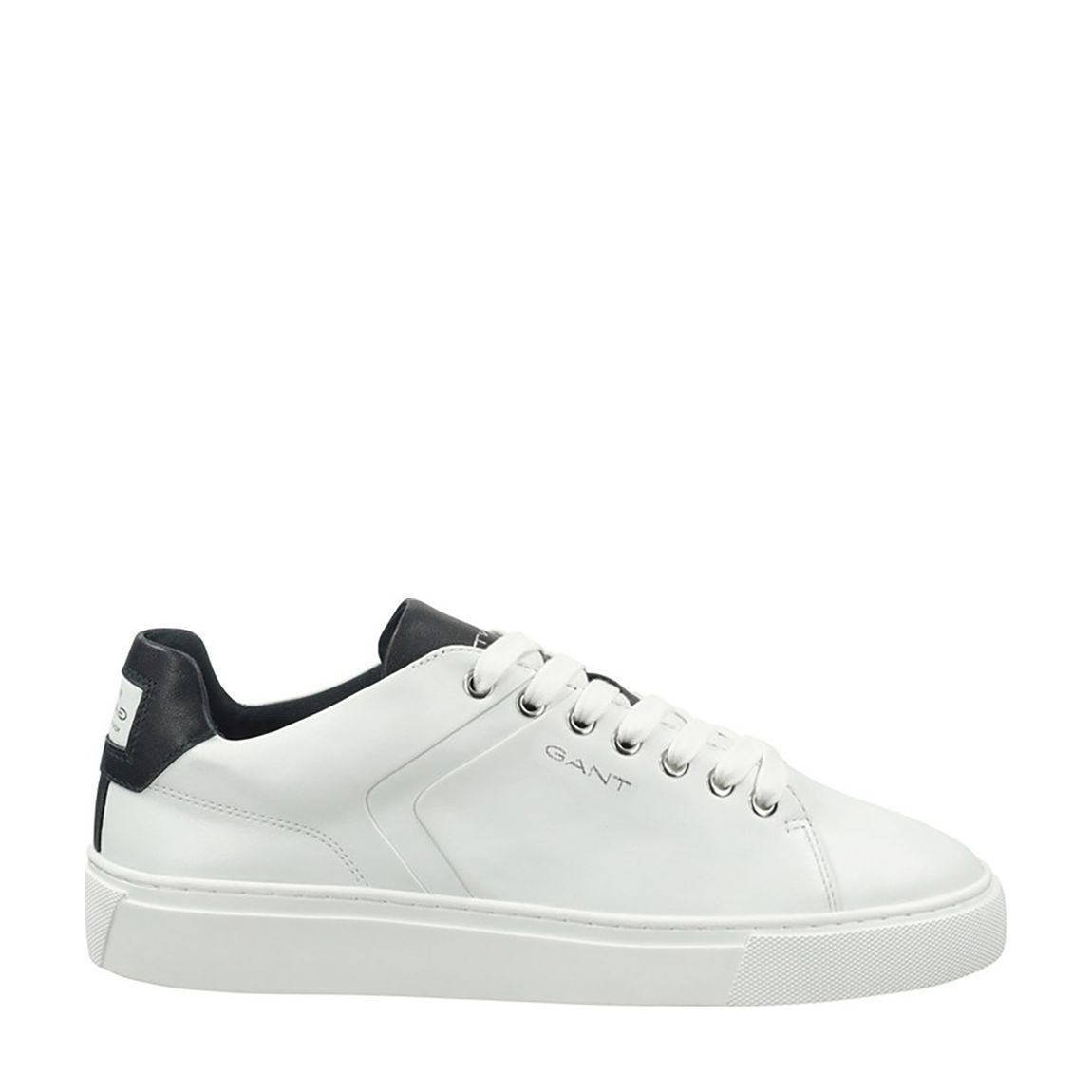 Men's White/Navy Mc Julien Leather Trainers main product photo