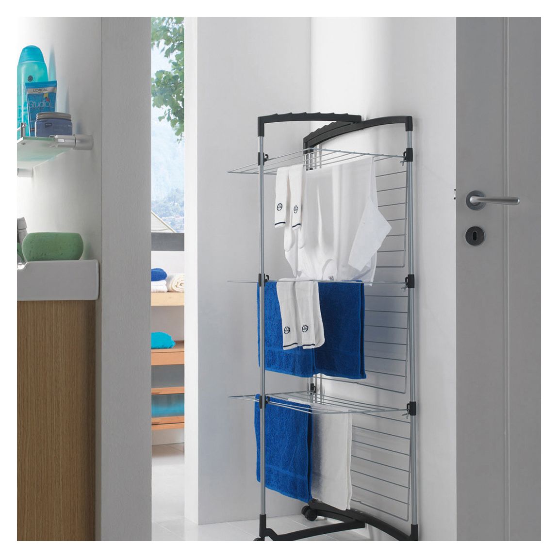 Faro 3 Tier Folding Laundry Tower, 28m main product photo
