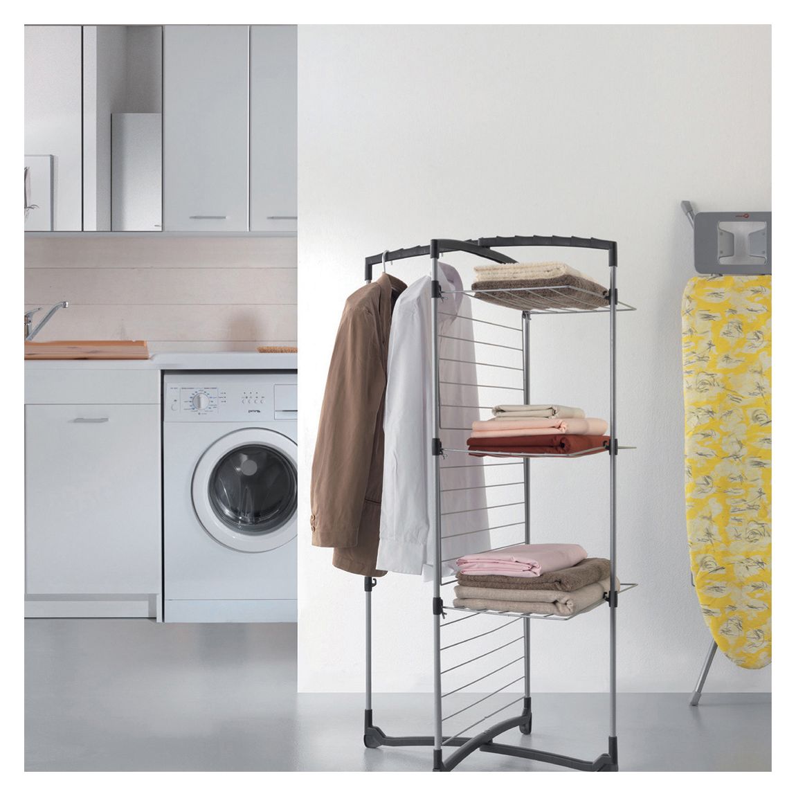 Fortino 3 Tier Folding Laundry Tower, 25m main product photo