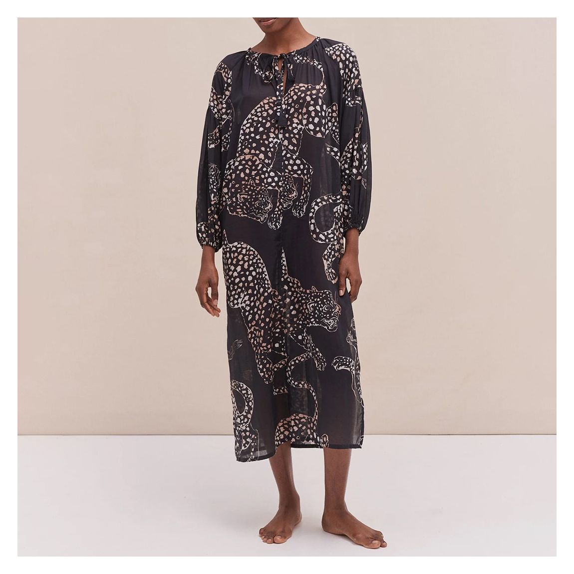 Long Nightdress Jag Print main product photo