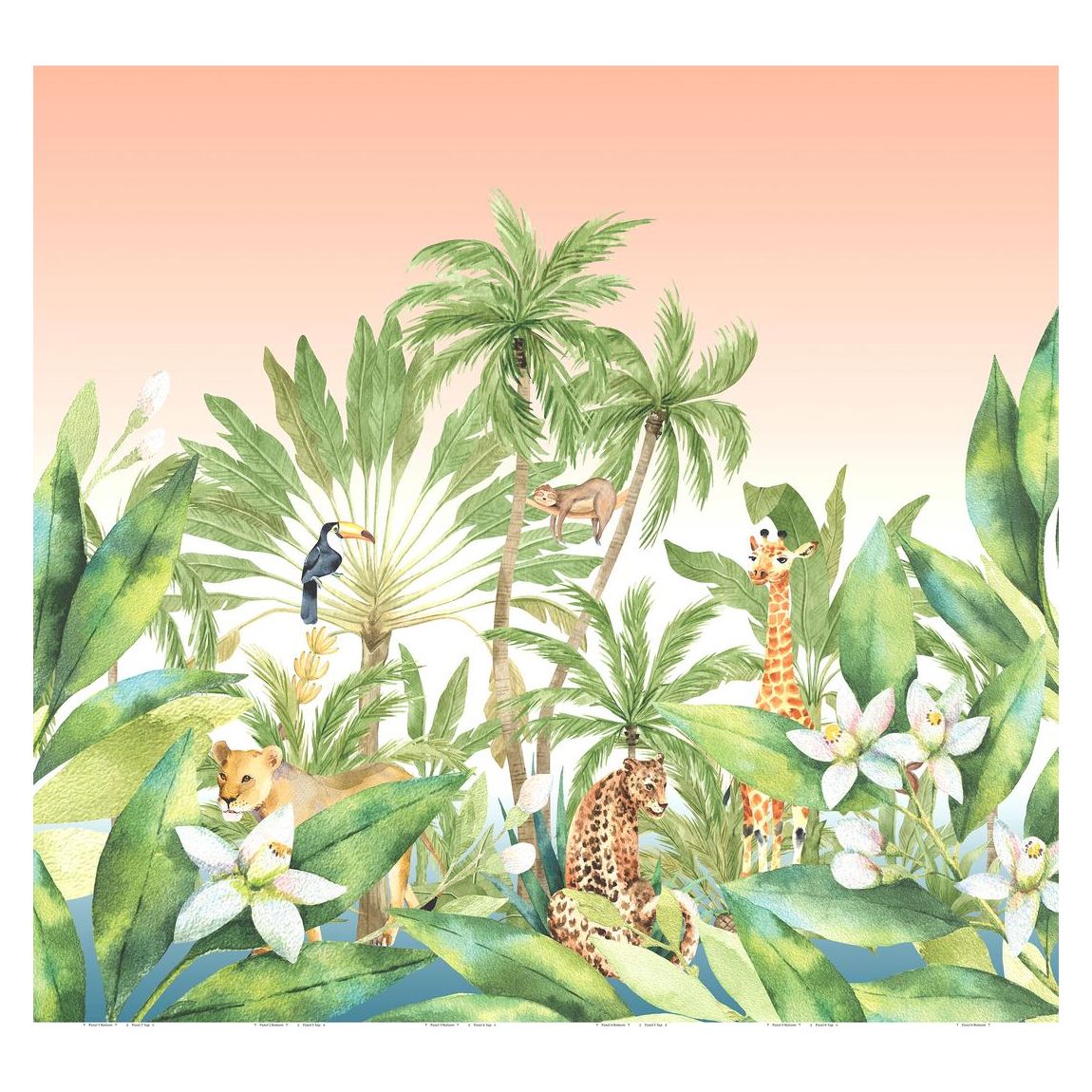 Jungle Time Mural 3 x 2.8m main product photo