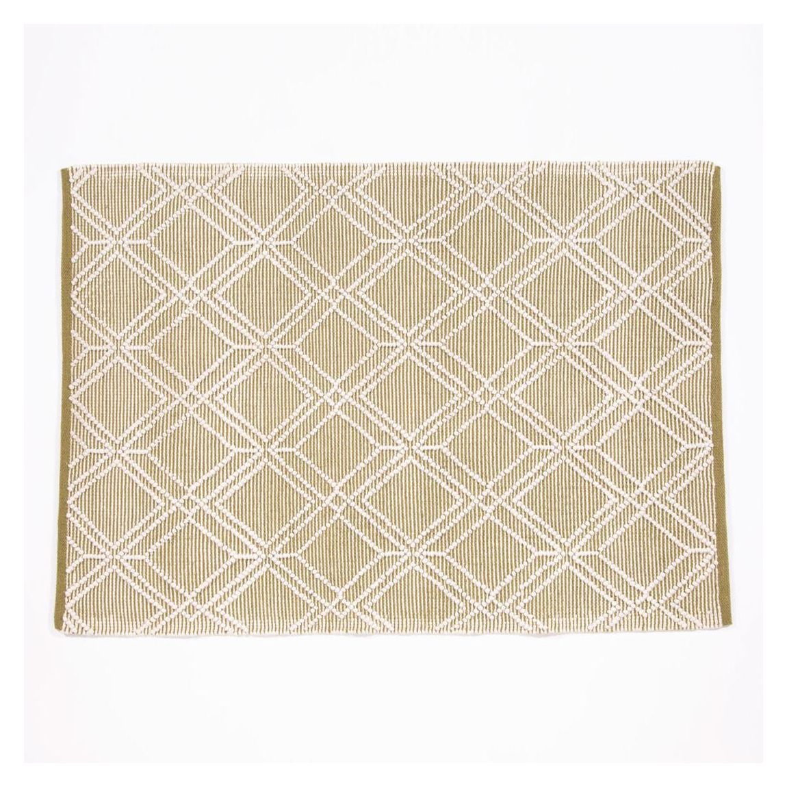 Blenheim 100% Pet 120x170cm Olive Diamond Rug main product photo