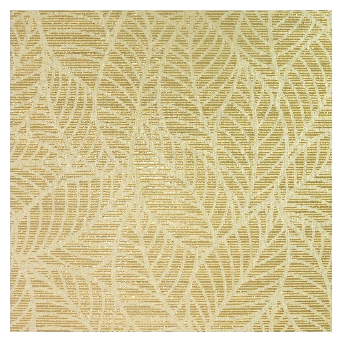 Leaf Lines Ochre Wallpaper main product photo