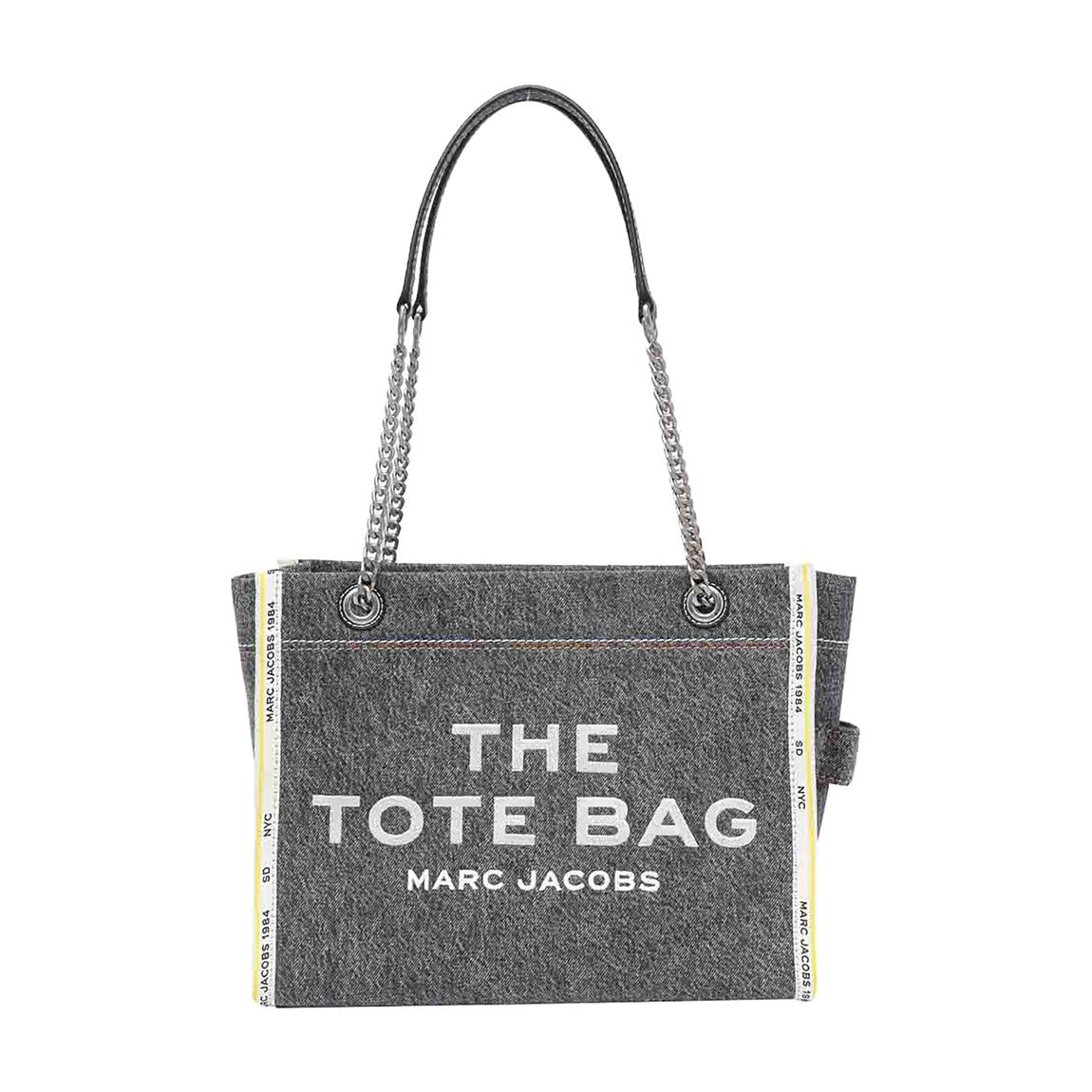Women's Black Wash Marc Jacobs Medium Tote Bag main product photo