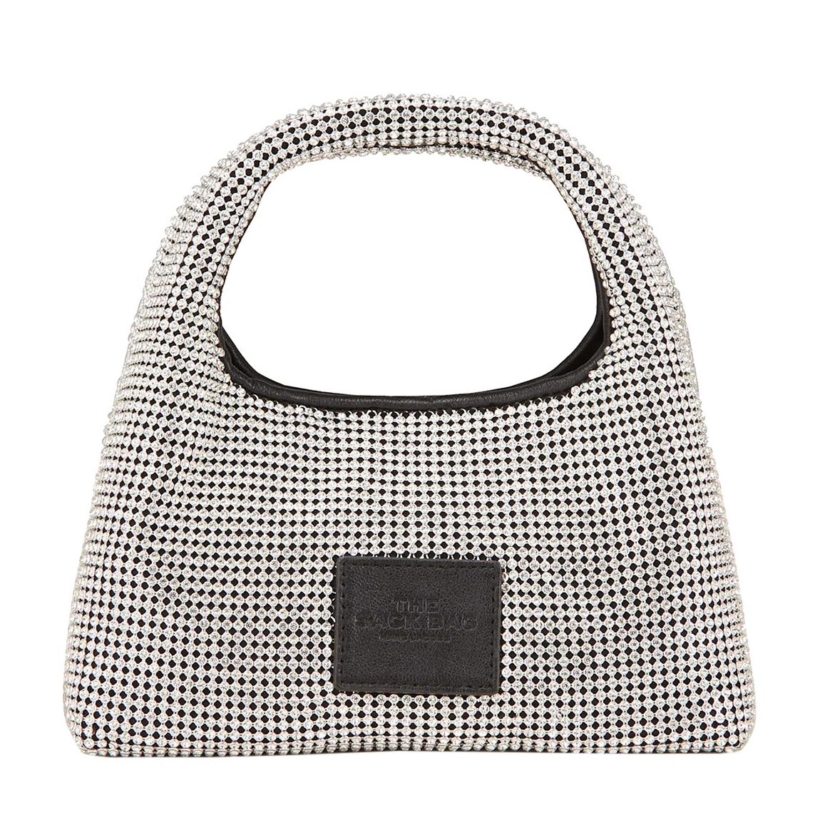 Women's Green Marc Jacobs Black The Sack Crystal Embellished Mini Hobo Bag main product photo