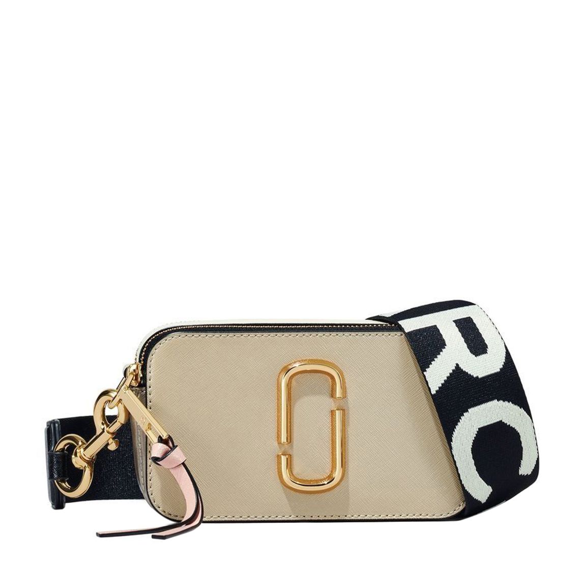 Women's Beige Multi Marc Jacobs Snapshot Leather Bag main product photo