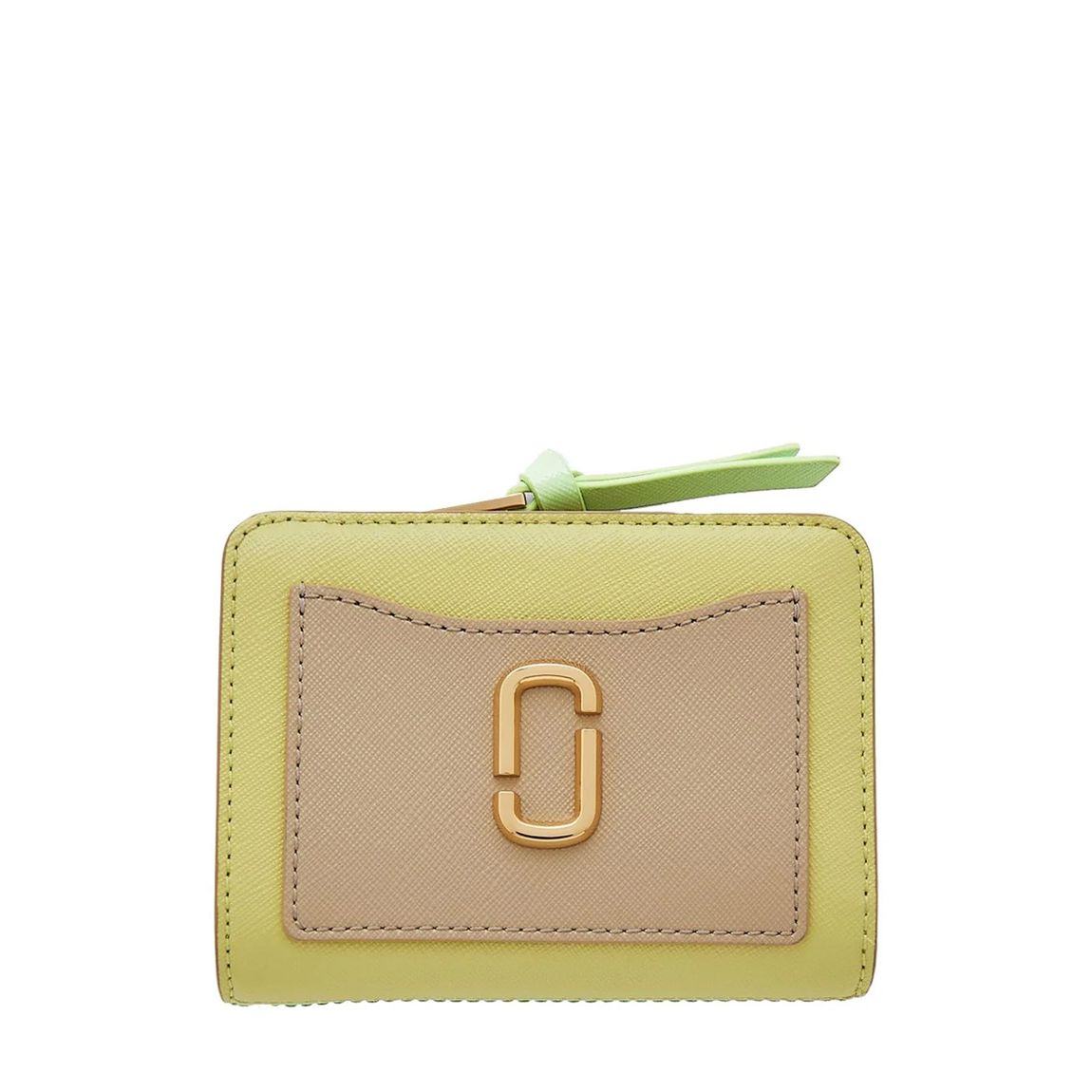 Woman's Yellow, Pink & Green Marc Jacobs Donna Portfolio The Compact Wallet main product photo