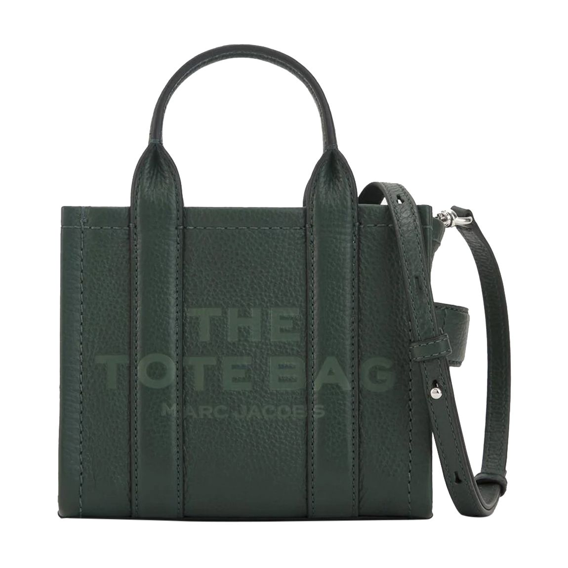 Women's Green Marc Jacobs The Leather Crossbody Tote Bag main product photo
