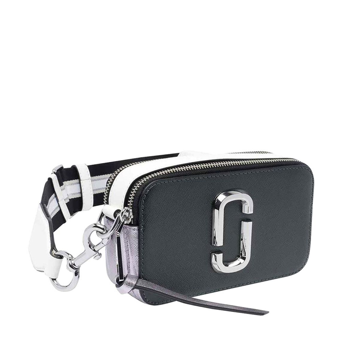 Women's Black & Purple Multi Marc Jacobs Snapshot Leather Bag main product photo