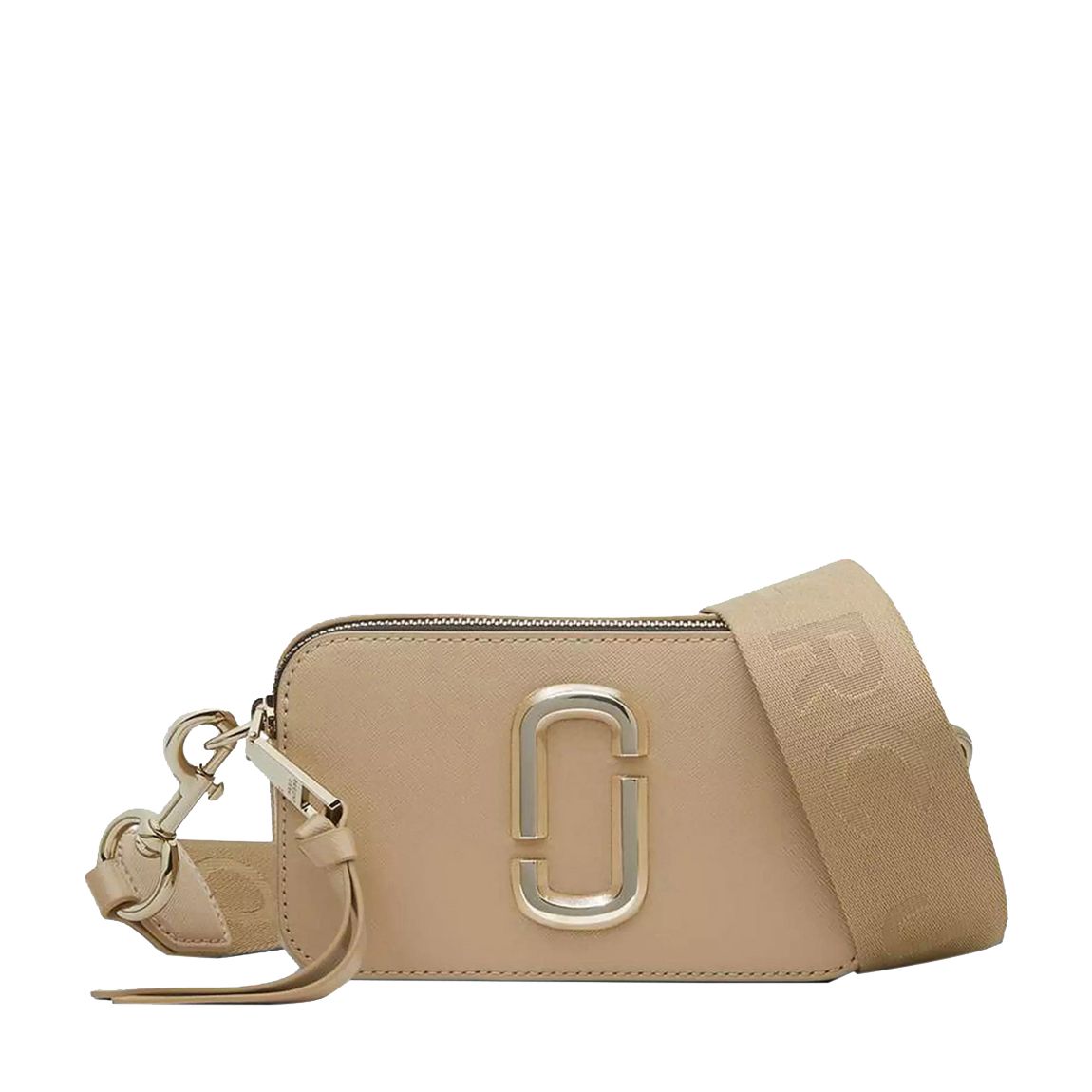 Women's Light Brown Marc Jacobs Snapshot Leather Crossbody Bag main product photo