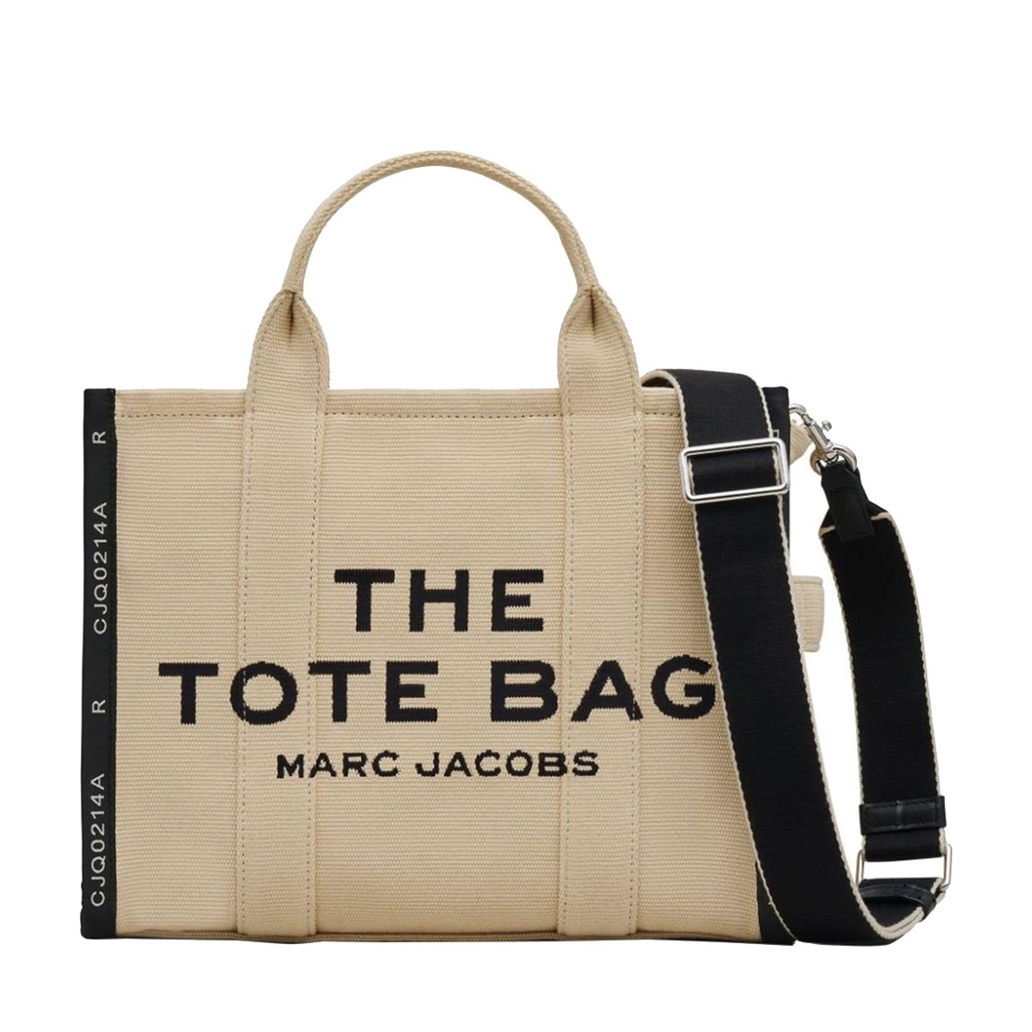 Women's Beige & Black Marc Jacobs The Medium Tote Bag main product photo