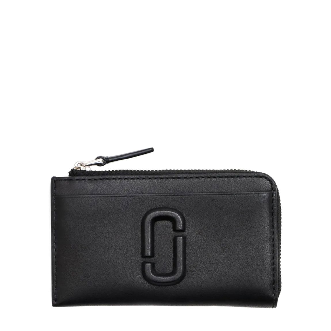 Women's Black Marc Jacobs Leather Card Holder main product photo