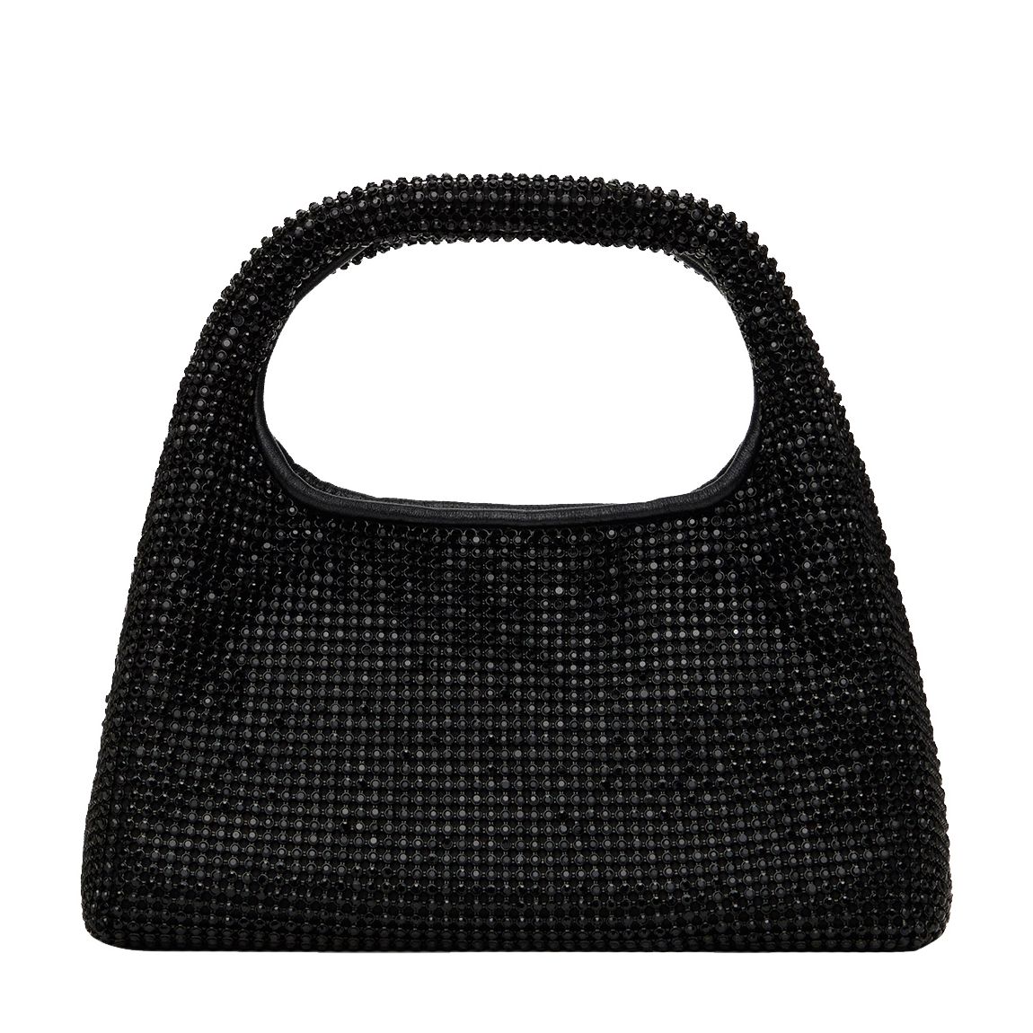 Women's Black Marc Jacobs Black The Sack Crystal Embellished Mini Hobo Bag main product photo