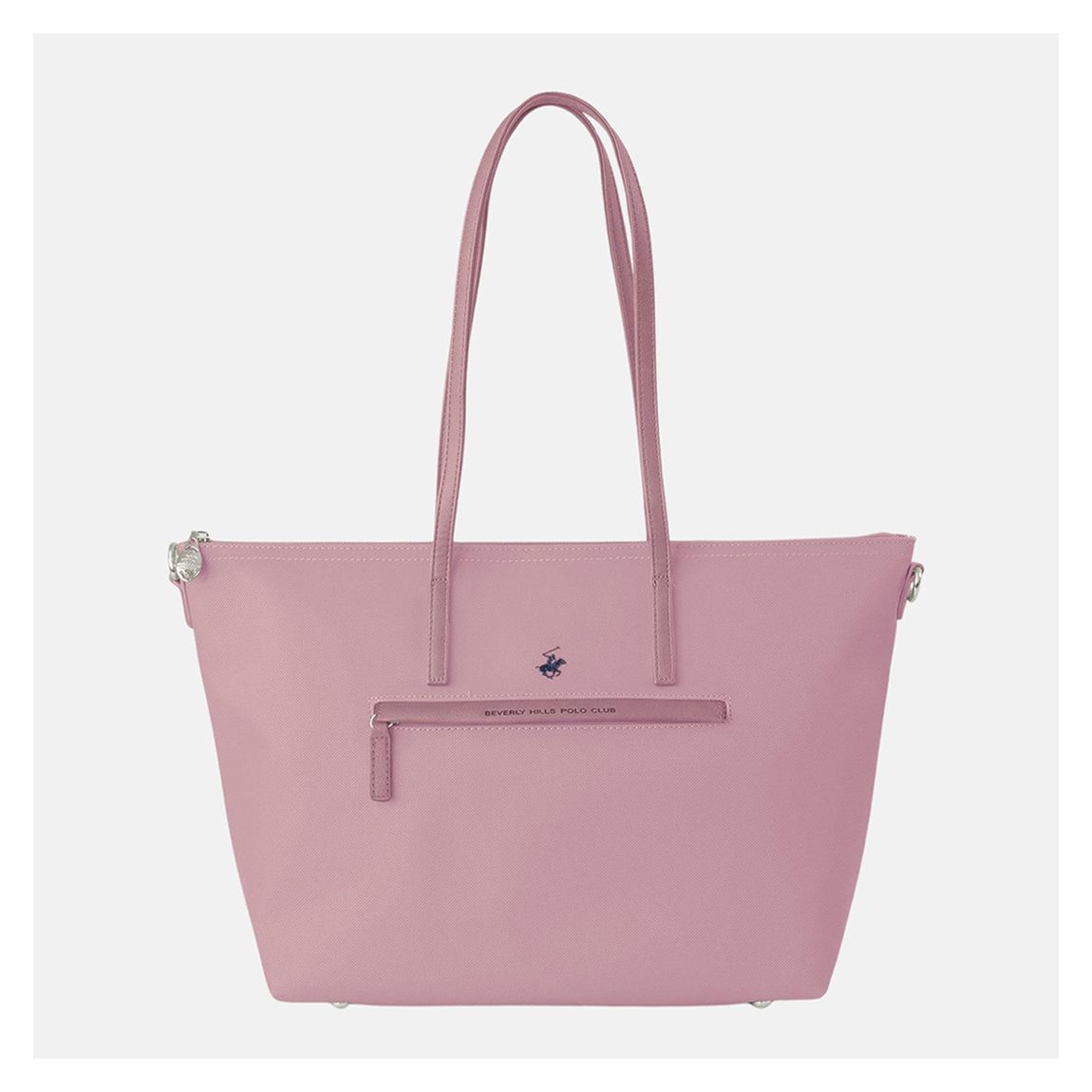 Pink Zip Logo Handbag main product photo