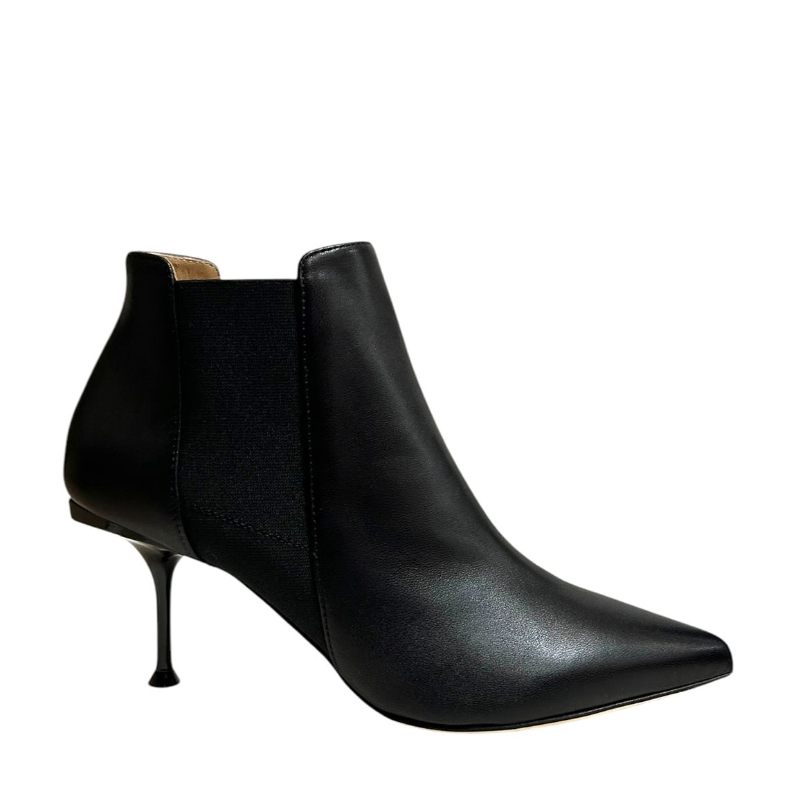 Black Mid Heeled Ankle Boots main product photo