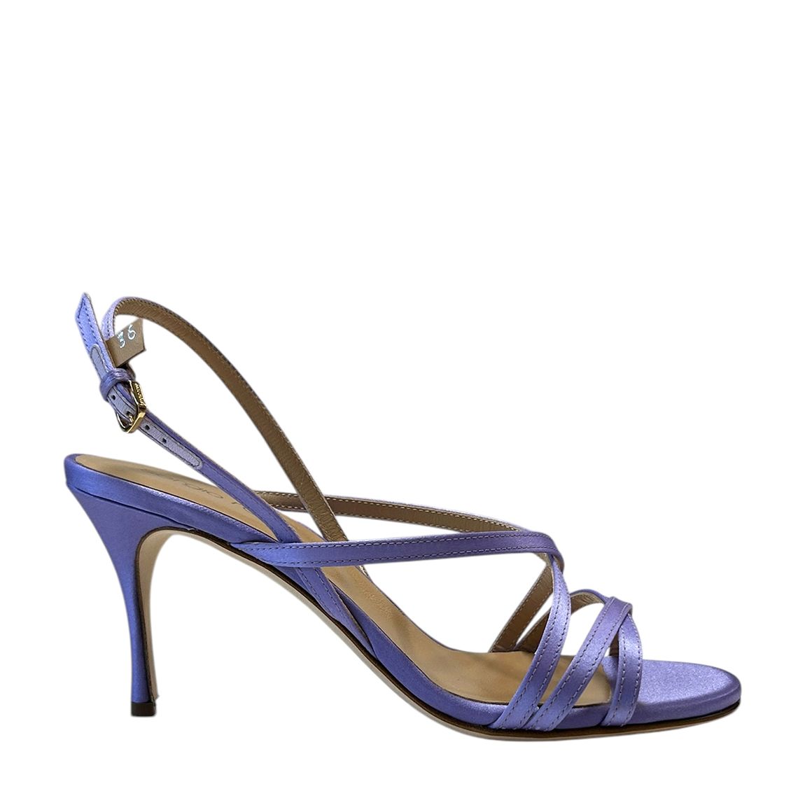 Violet Bon Ton Heeled Sandals main product photo