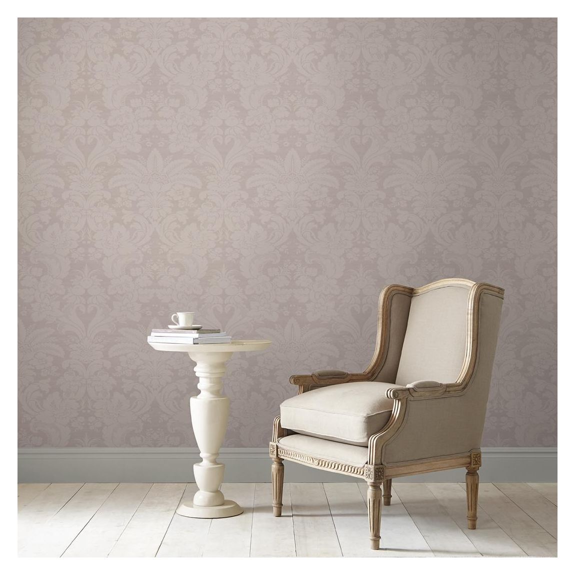 Laura Ashley Martigues Sugared Violet Wallpaper main product photo