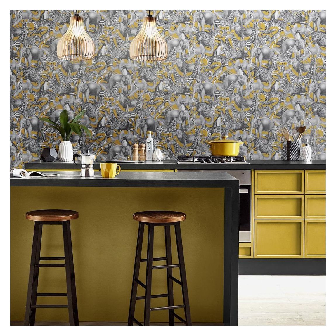 Graham & Brown Kingdom Lion Wallpaper main product photo