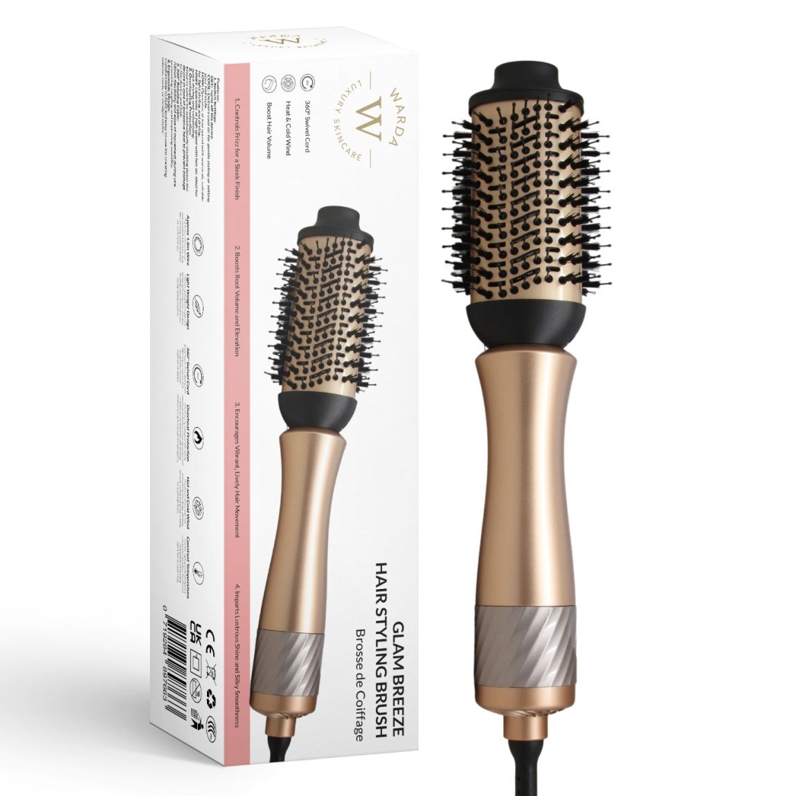Warda - Glam Breeze Hair Styling Brush main product photo