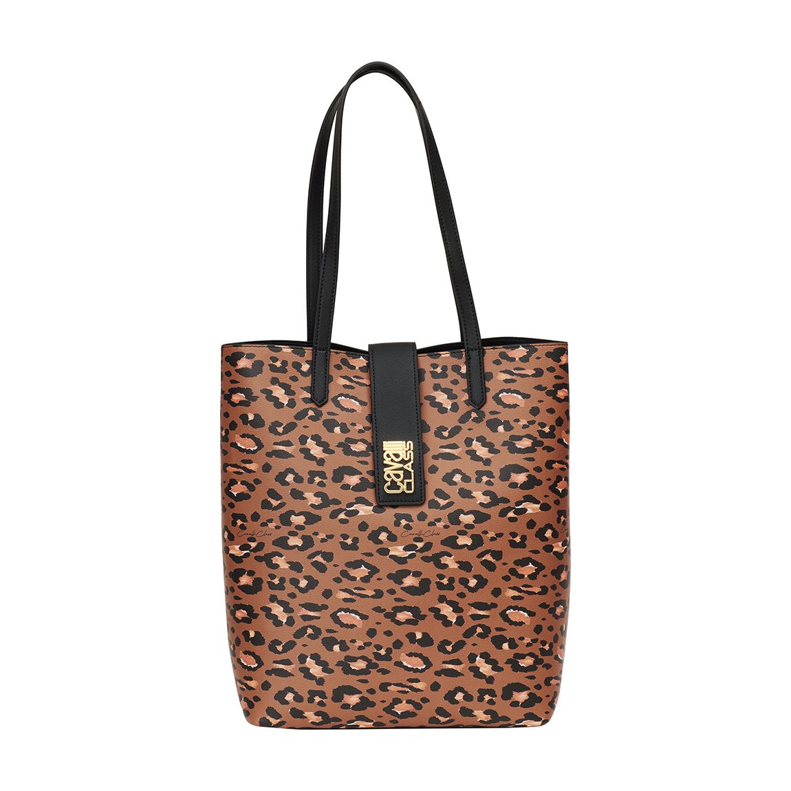 CAVALLI CLASS Shopper, Handbag, ELENA, CC Leopard & Black Color main product photo