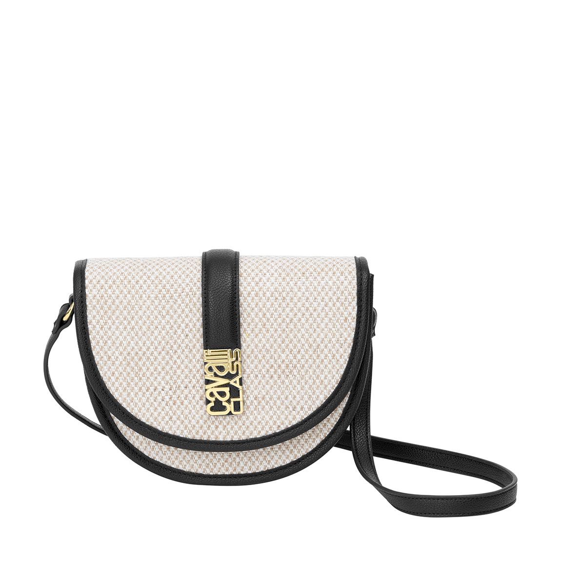 CAVALLI CLASS Crossbody, Handbag, MARINA, Natural & Black Color main product photo