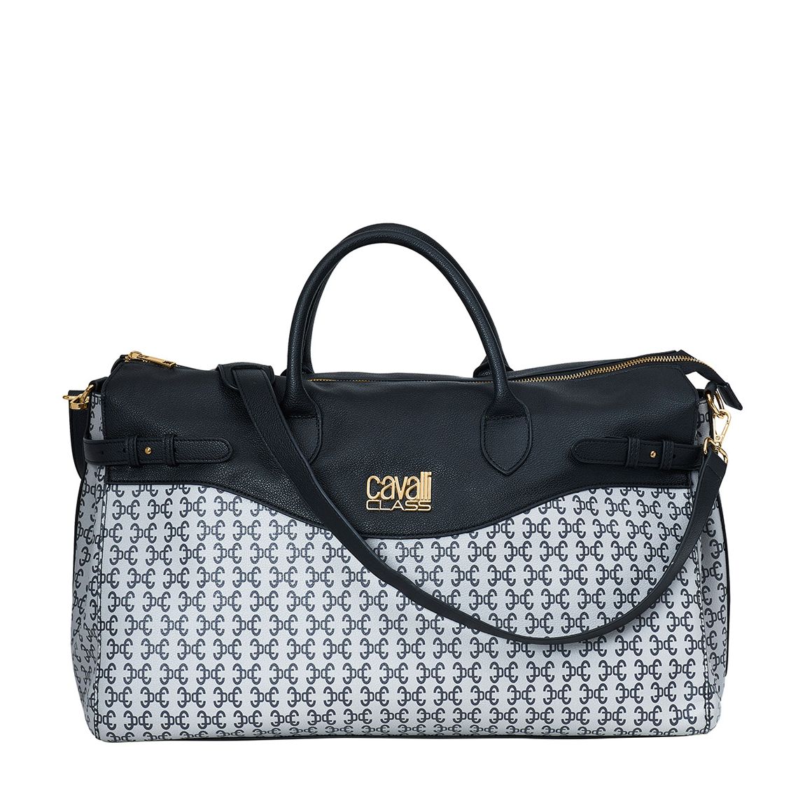 CAVALLI CLASS Weekender, Handbag, Monogram & Black Color main product photo