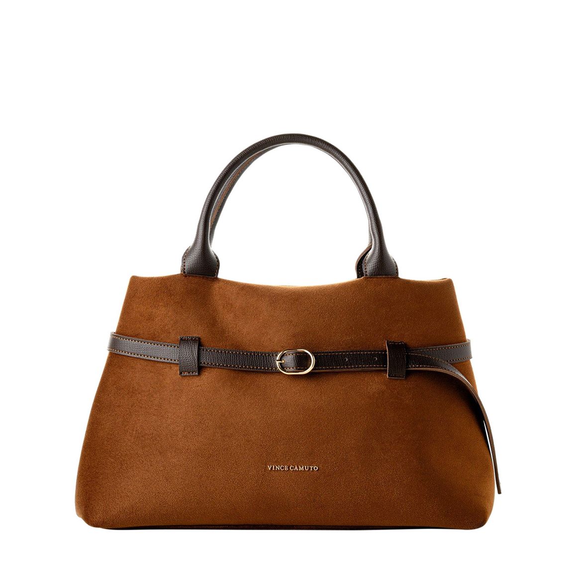 Suede Brown Vittoria Tote Bag main product photo