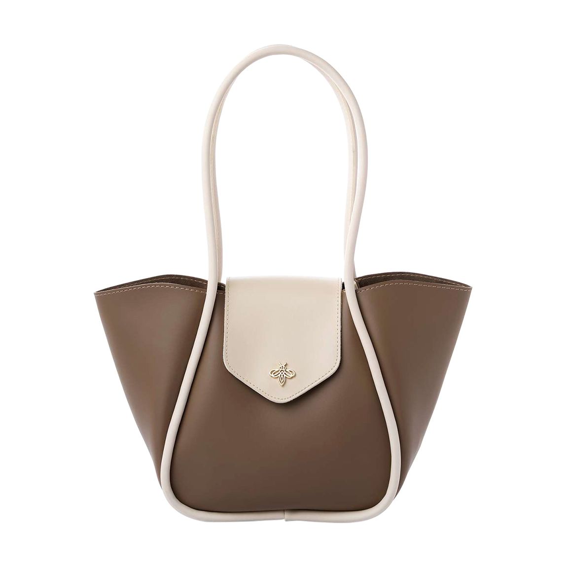Mink Cream Greta Shoulder Bag main product photo