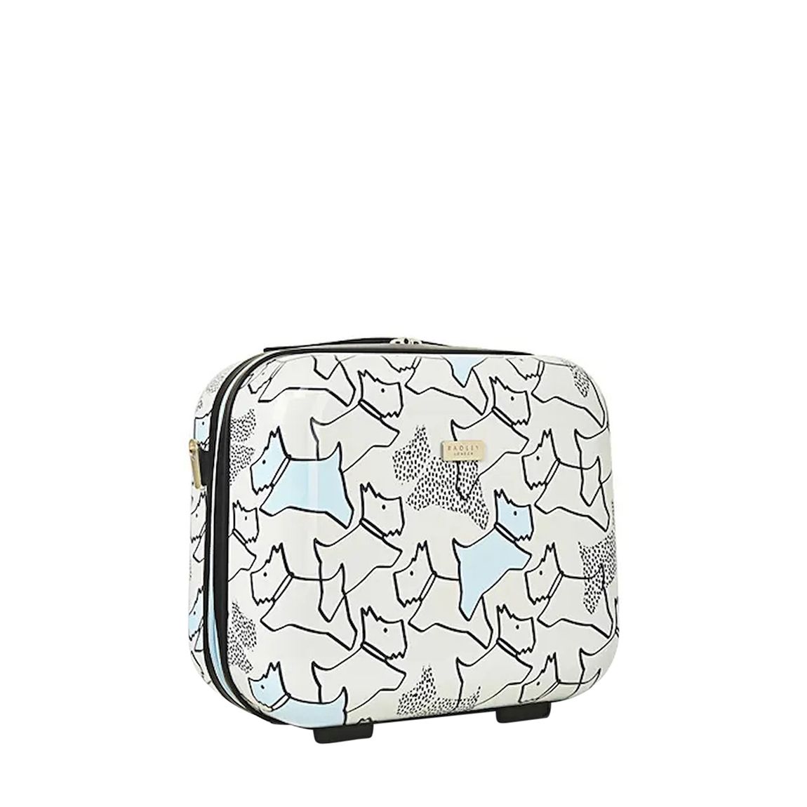Pale Blue Texture Dog Vanity Case main product photo