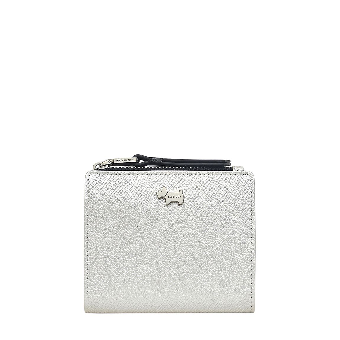 Silver Queensway Metallic Boxed Small Bifold Purse main product photo