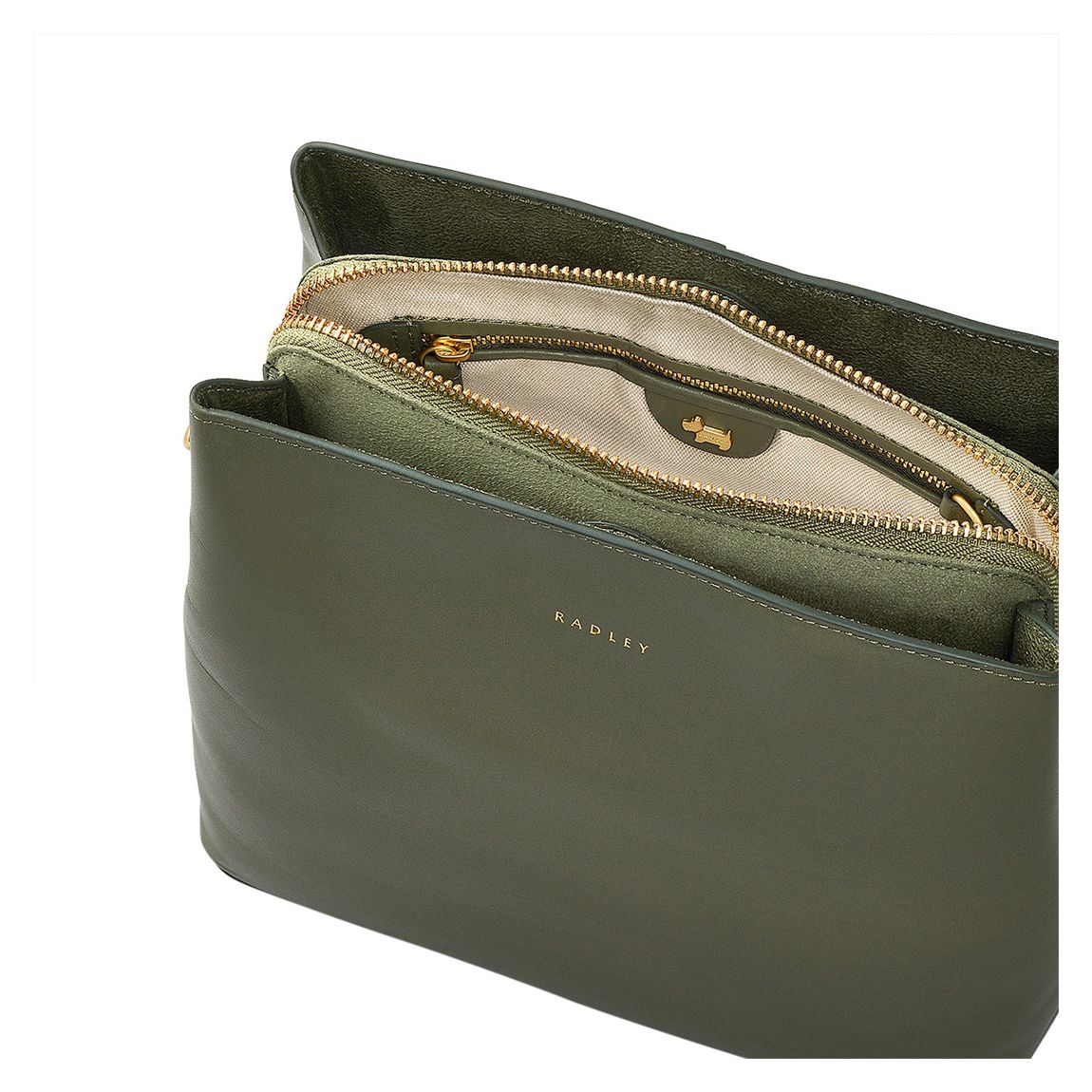 Dark Olive Dukes Place Medium Compartment Crossbody Bag main product photo