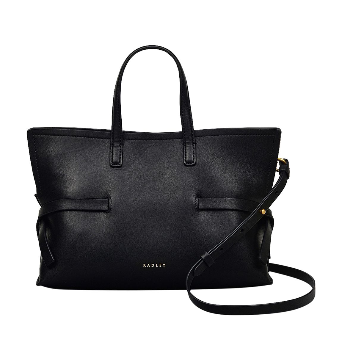 Black Fleet Street Small Open Top Crossbody Bag main product photo