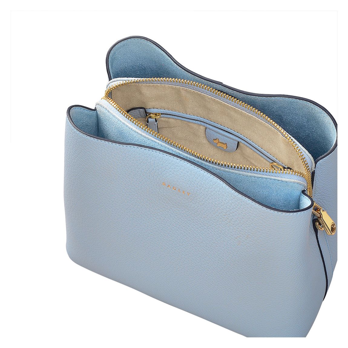Smoke Blue Dukes Place Medium Compartment Crossbody Bag main product photo