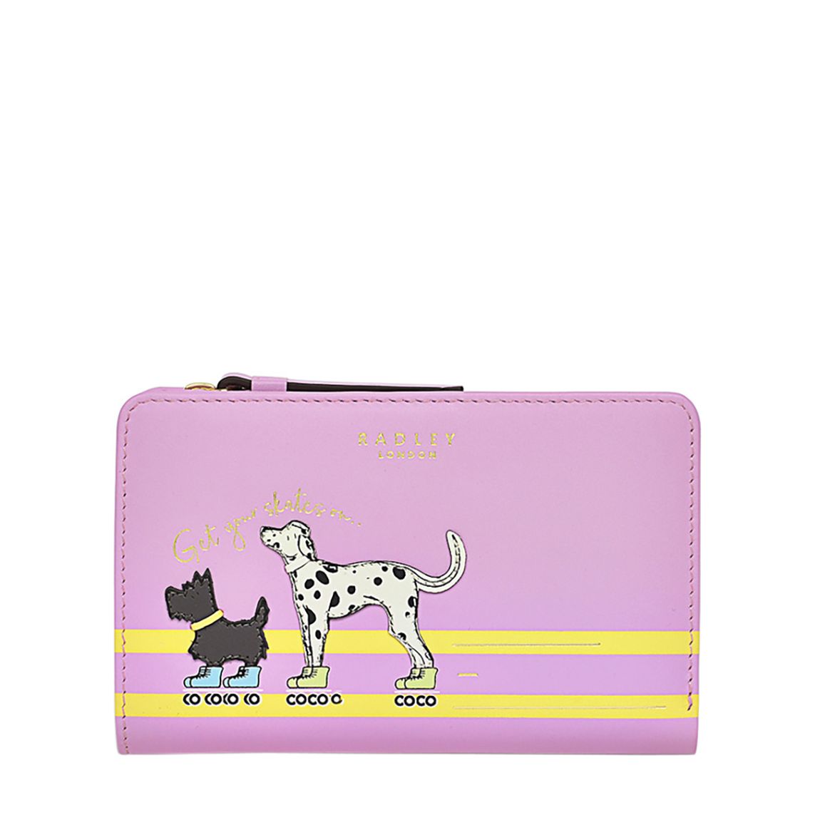 Sugar Pink Get Your Skates On Medium Bifold Purse main product photo