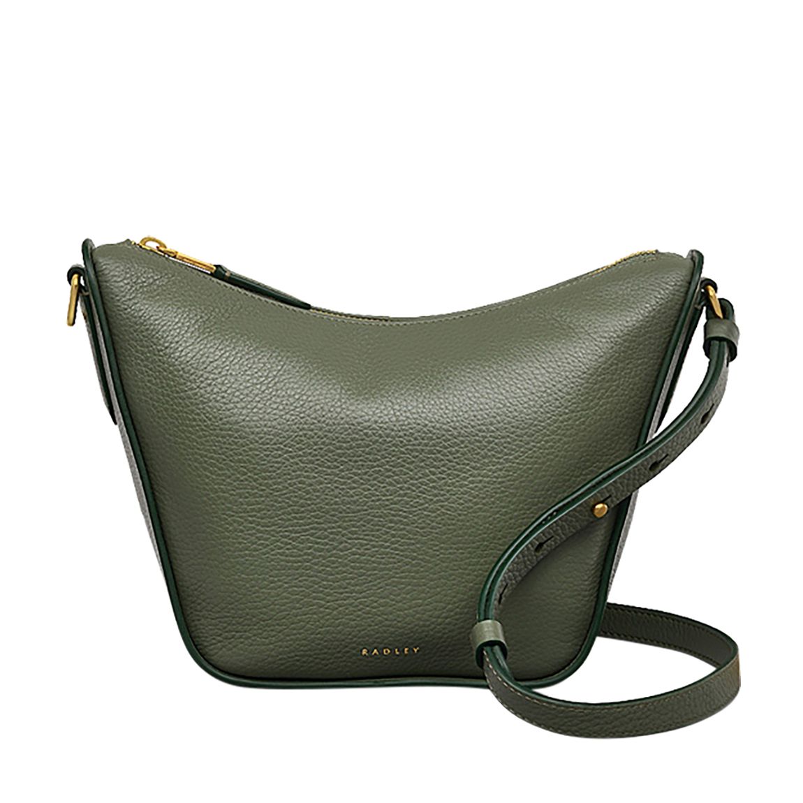 Dark Olive Oak Street Small Zip top Crossbody Bag main product photo