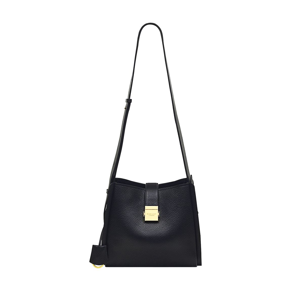 Black Sloane Street Medium Zip top Crossbody Bag main product photo